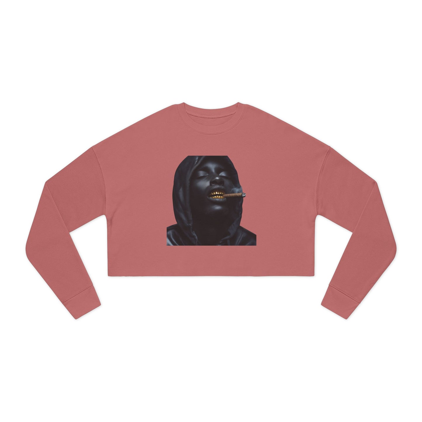 Up in Smoke: Women's Cropped Sweatshirt