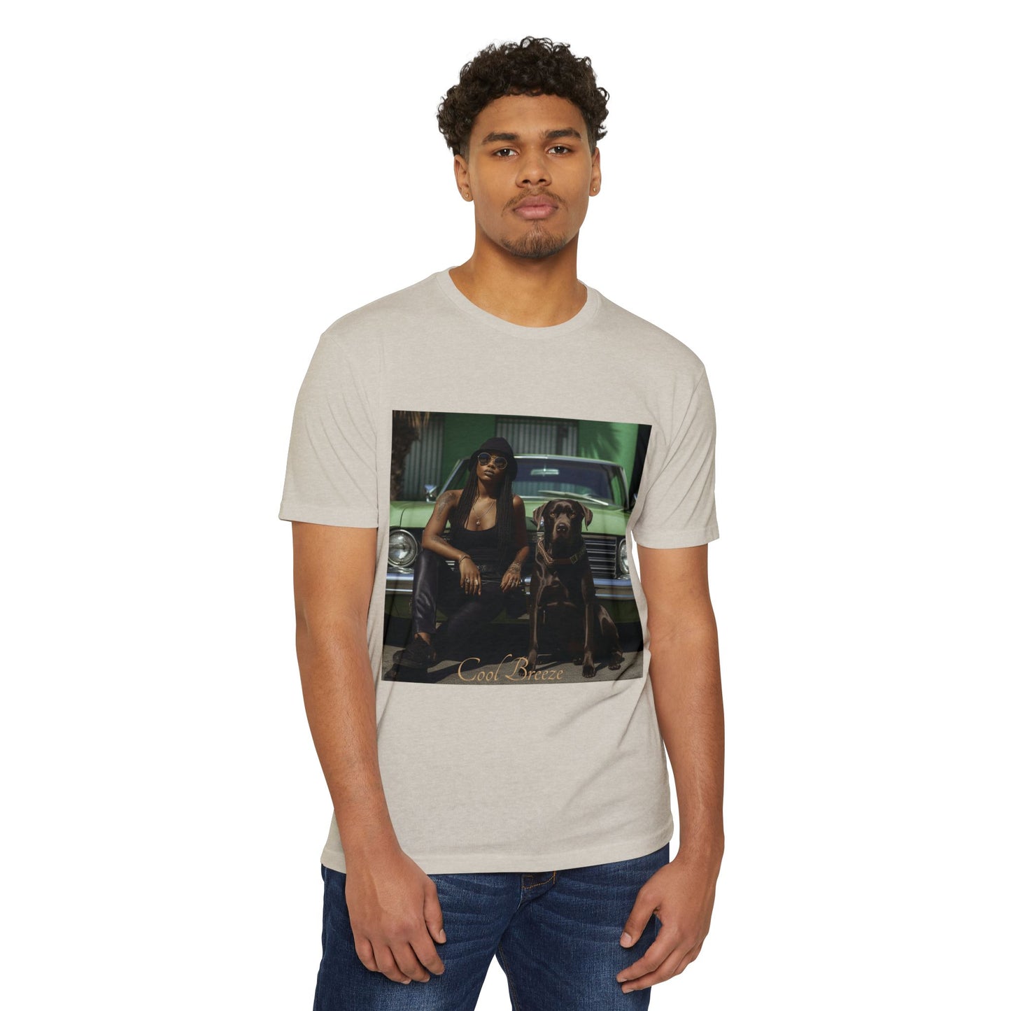 Cool Breeze: Unisex Retro Graphic Tee, Vintage Style Shirt, Casual Wear, Summer Fashion