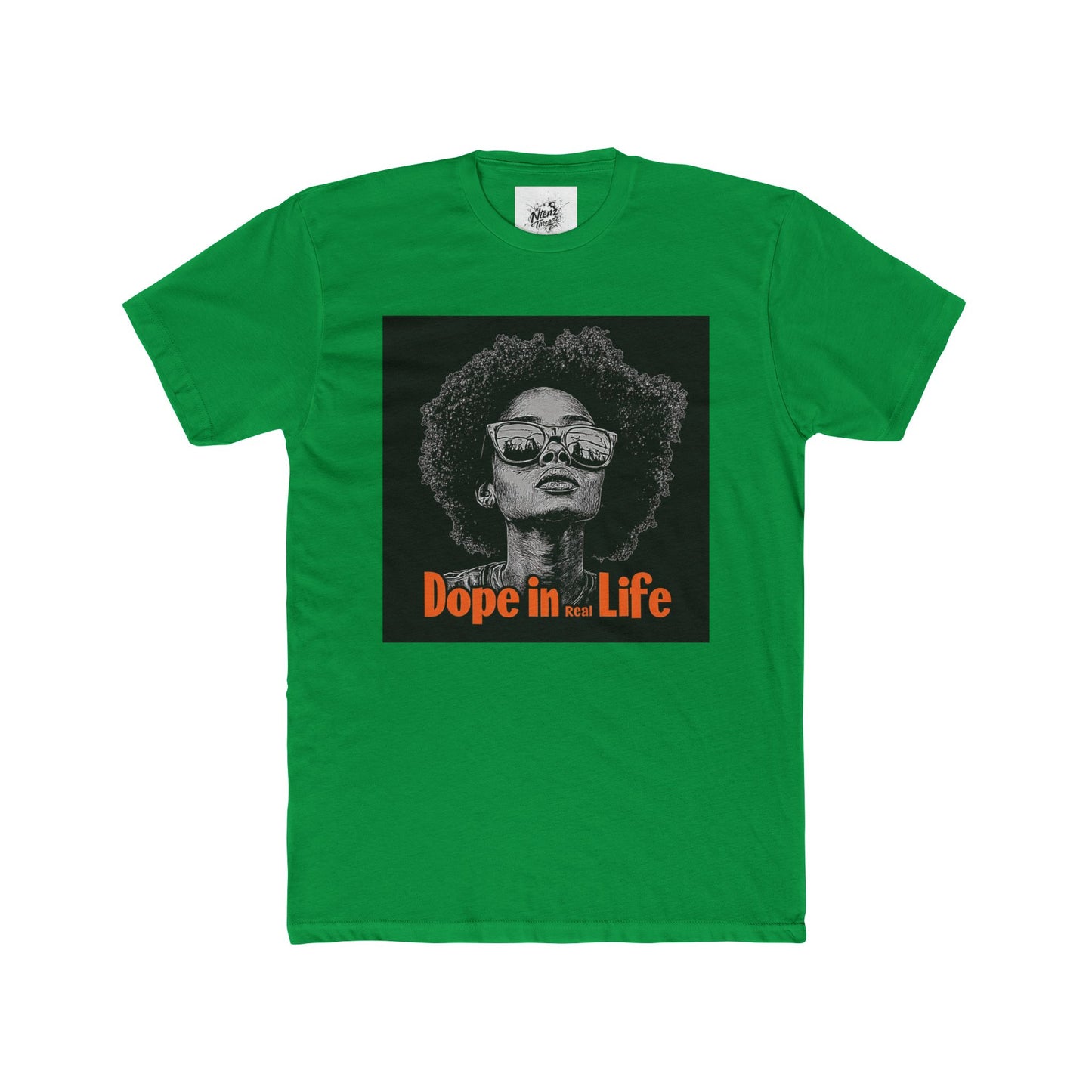 Dope in Life Unisex Cotton Crew Tee - Bold Graphic Tee for Confident Expression