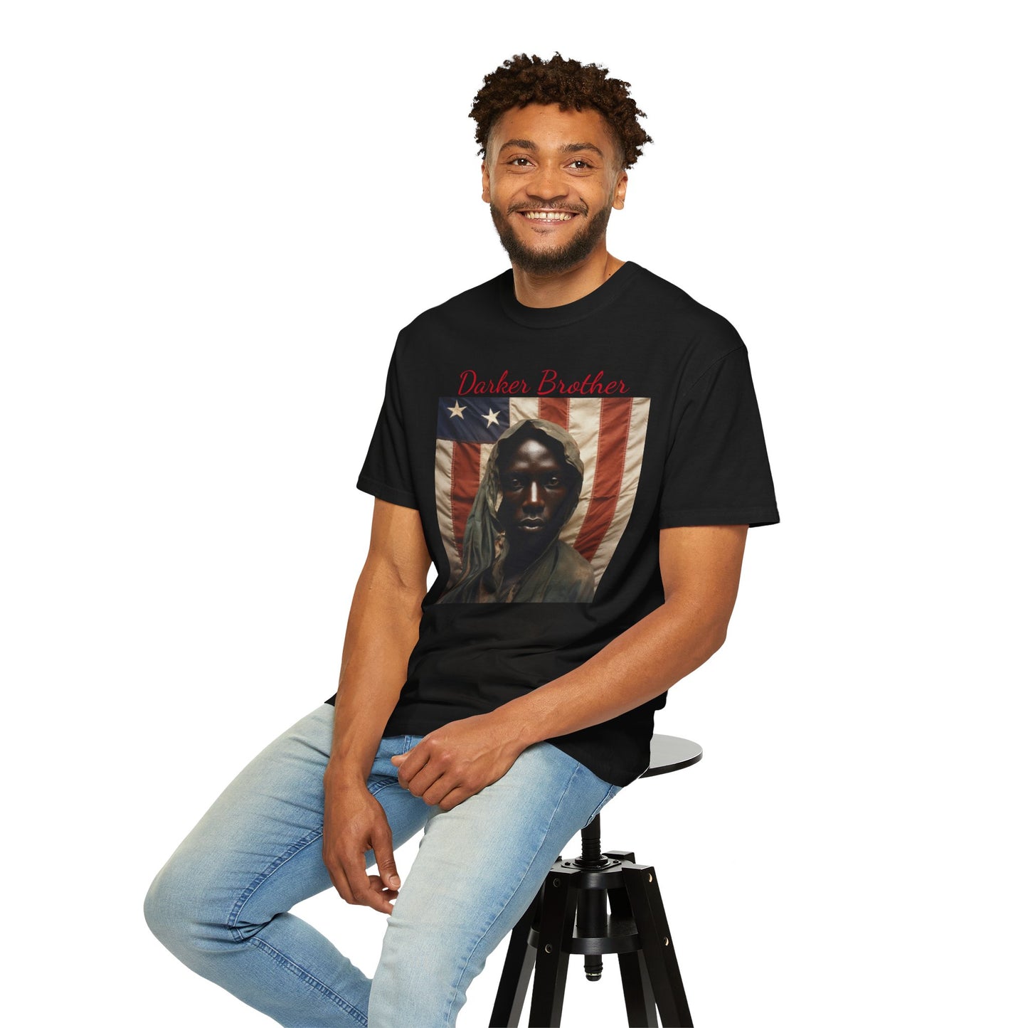 The Darker Brother: Unisex Garment-Dyed T-shirt