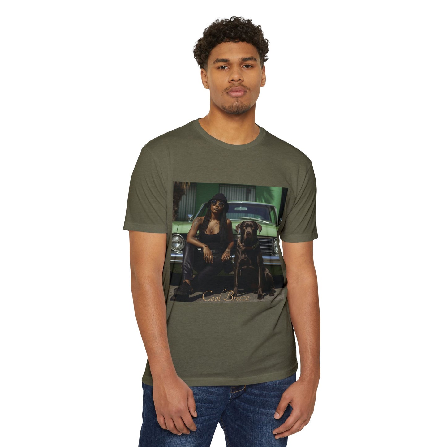 Cool Breeze: Unisex Retro Graphic Tee, Vintage Style Shirt, Casual Wear, Summer Fashion