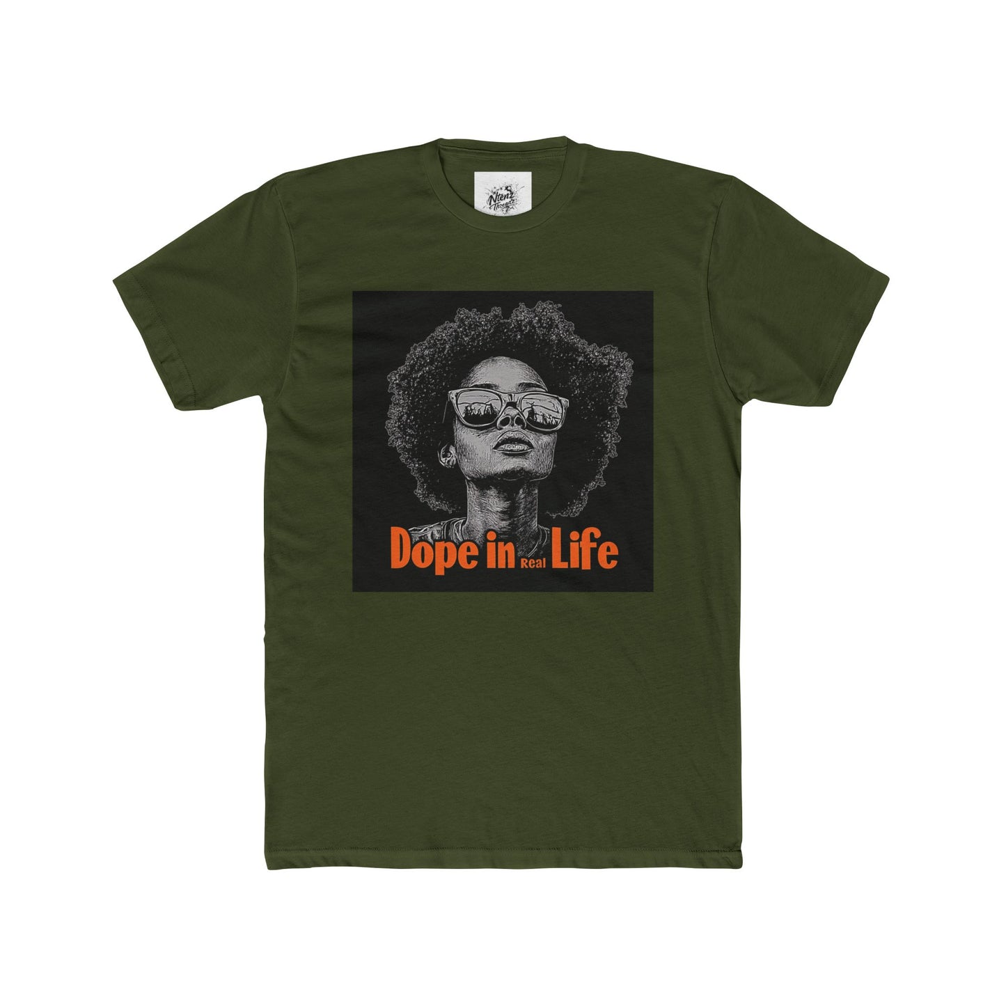 Dope in Life Unisex Cotton Crew Tee - Bold Graphic Tee for Confident Expression