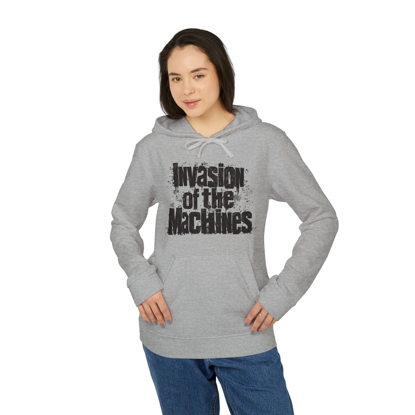 invasion of the Machine: adidas Unisex Fleece Hoodie