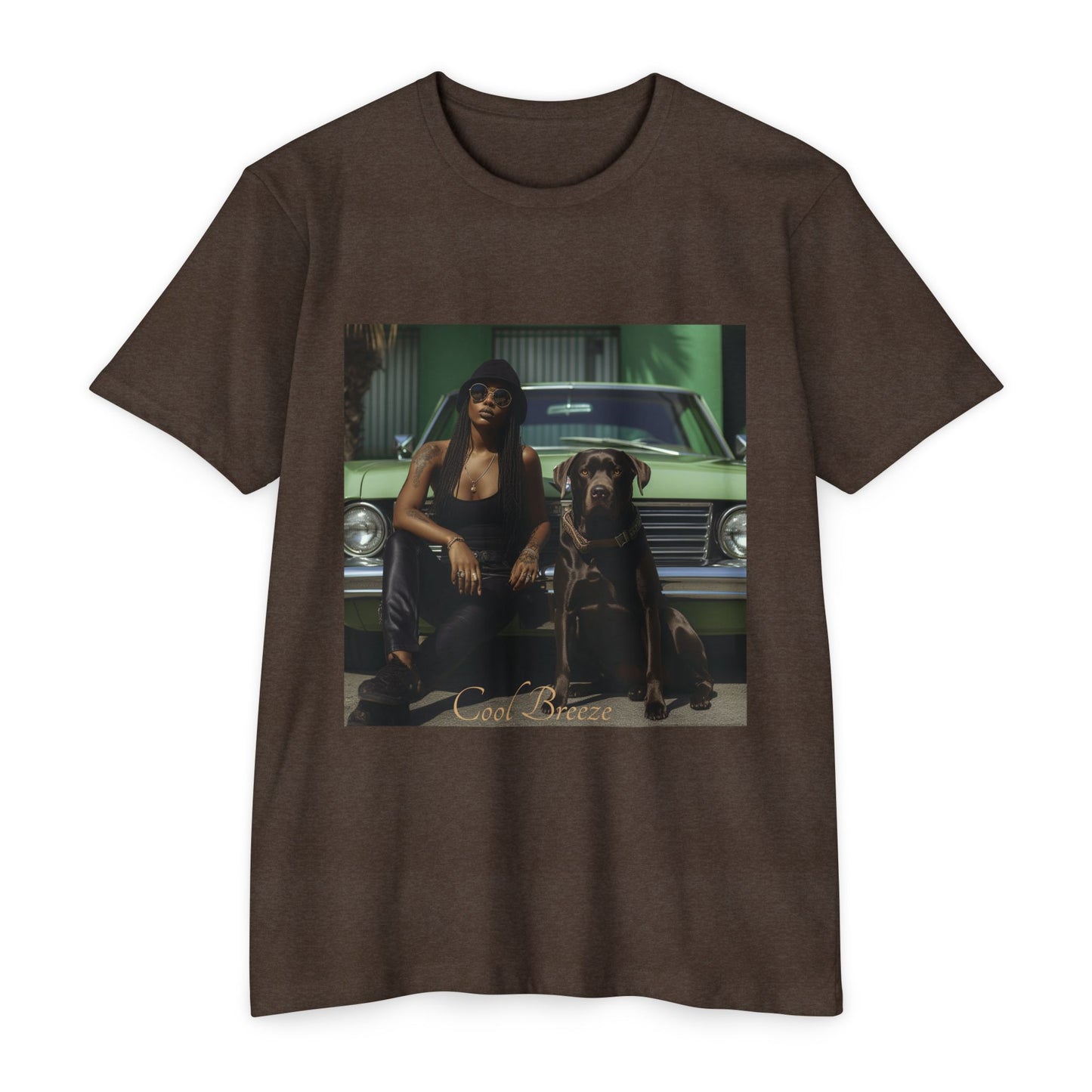 Cool Breeze: Unisex Retro Graphic Tee, Vintage Style Shirt, Casual Wear, Summer Fashion