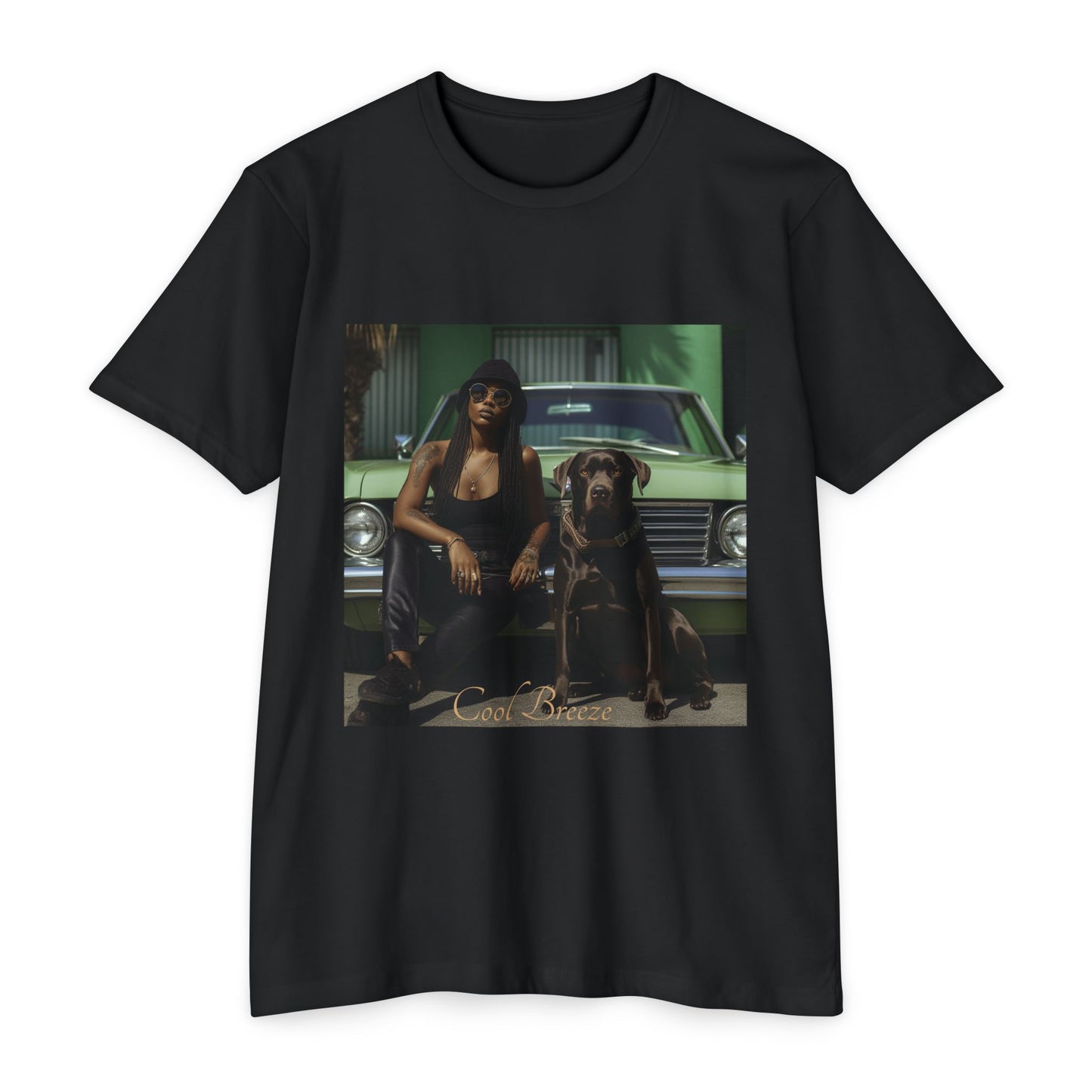 Cool Breeze: Unisex Retro Graphic Tee, Vintage Style Shirt, Casual Wear, Summer Fashion