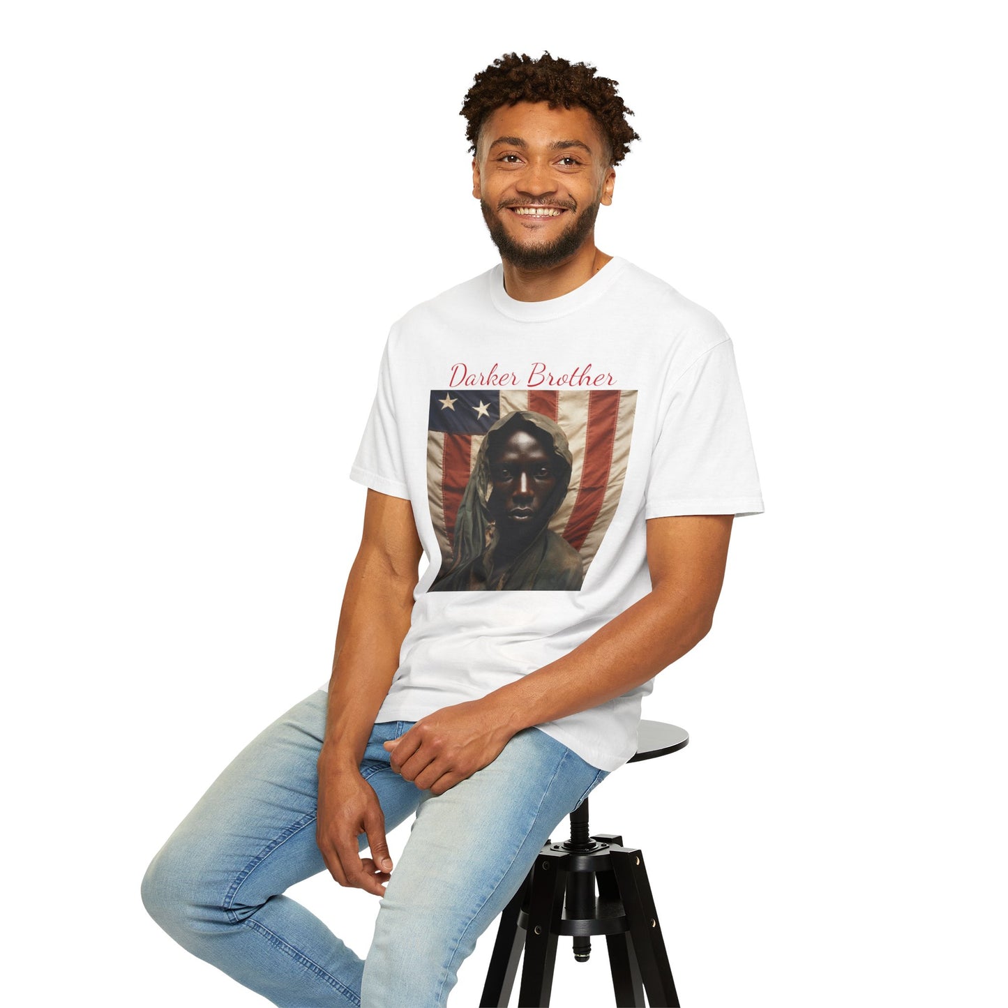 The Darker Brother: Unisex Garment-Dyed T-shirt