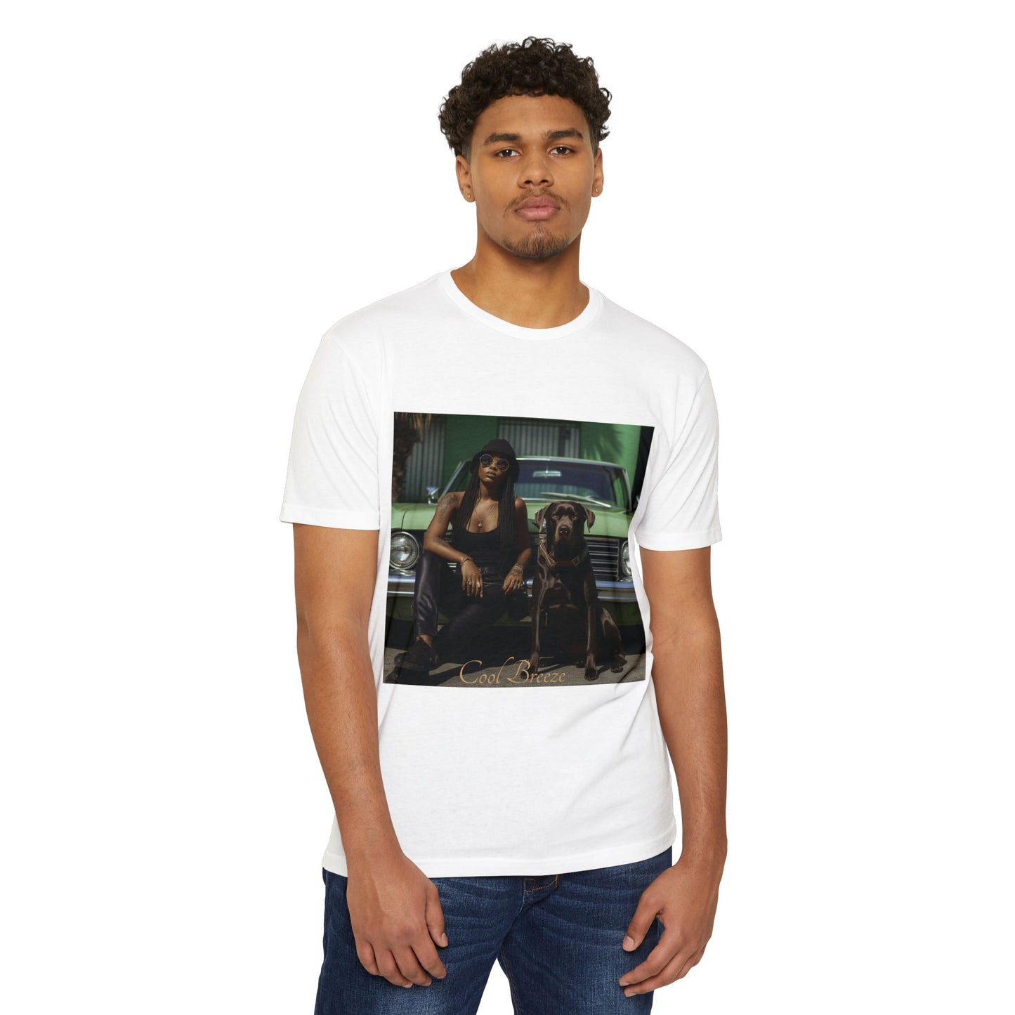Cool Breeze: Unisex Retro Graphic Tee, Vintage Style Shirt, Casual Wear, Summer Fashion