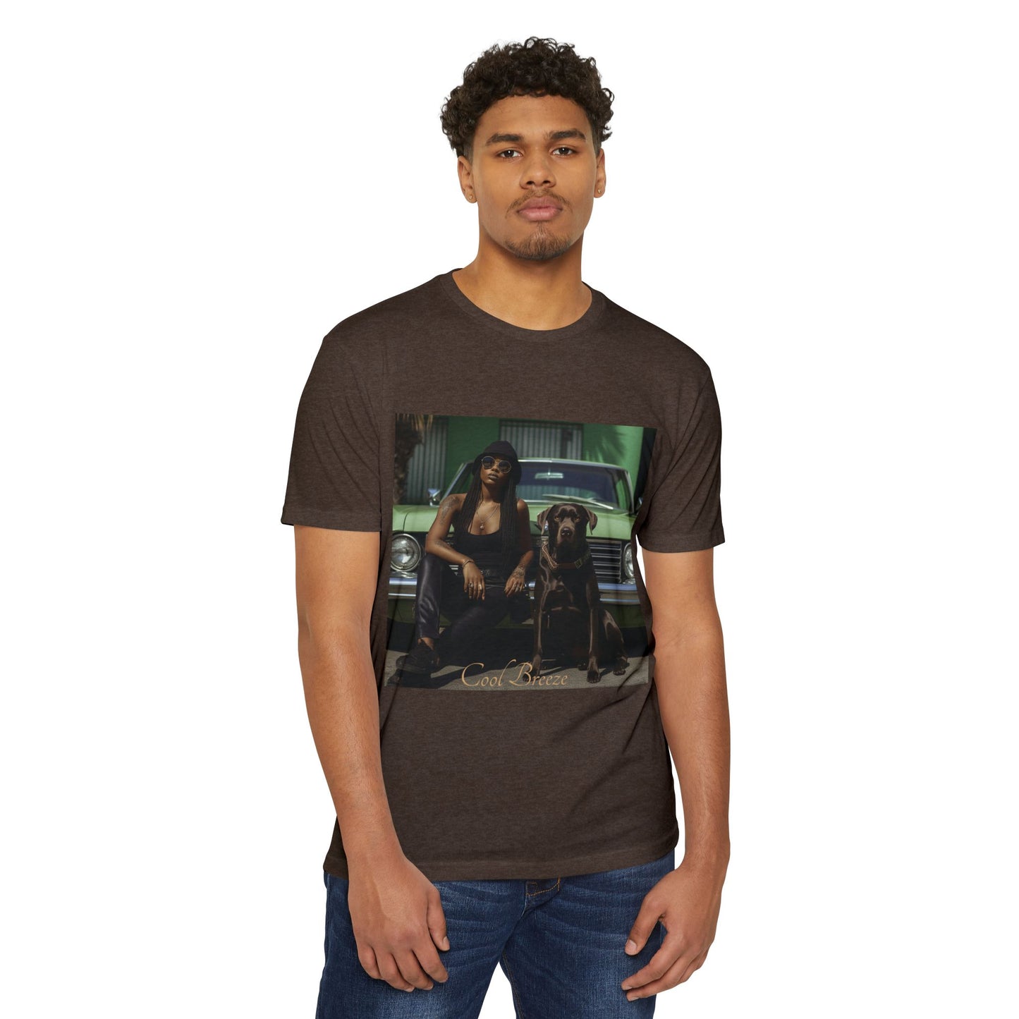 Cool Breeze: Unisex Retro Graphic Tee, Vintage Style Shirt, Casual Wear, Summer Fashion