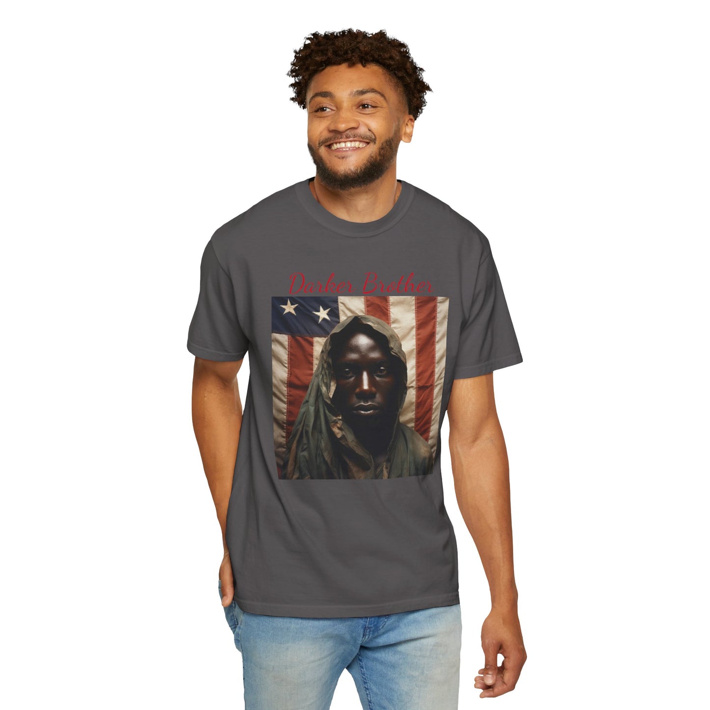 The Darker Brother: Unisex Garment-Dyed T-shirt