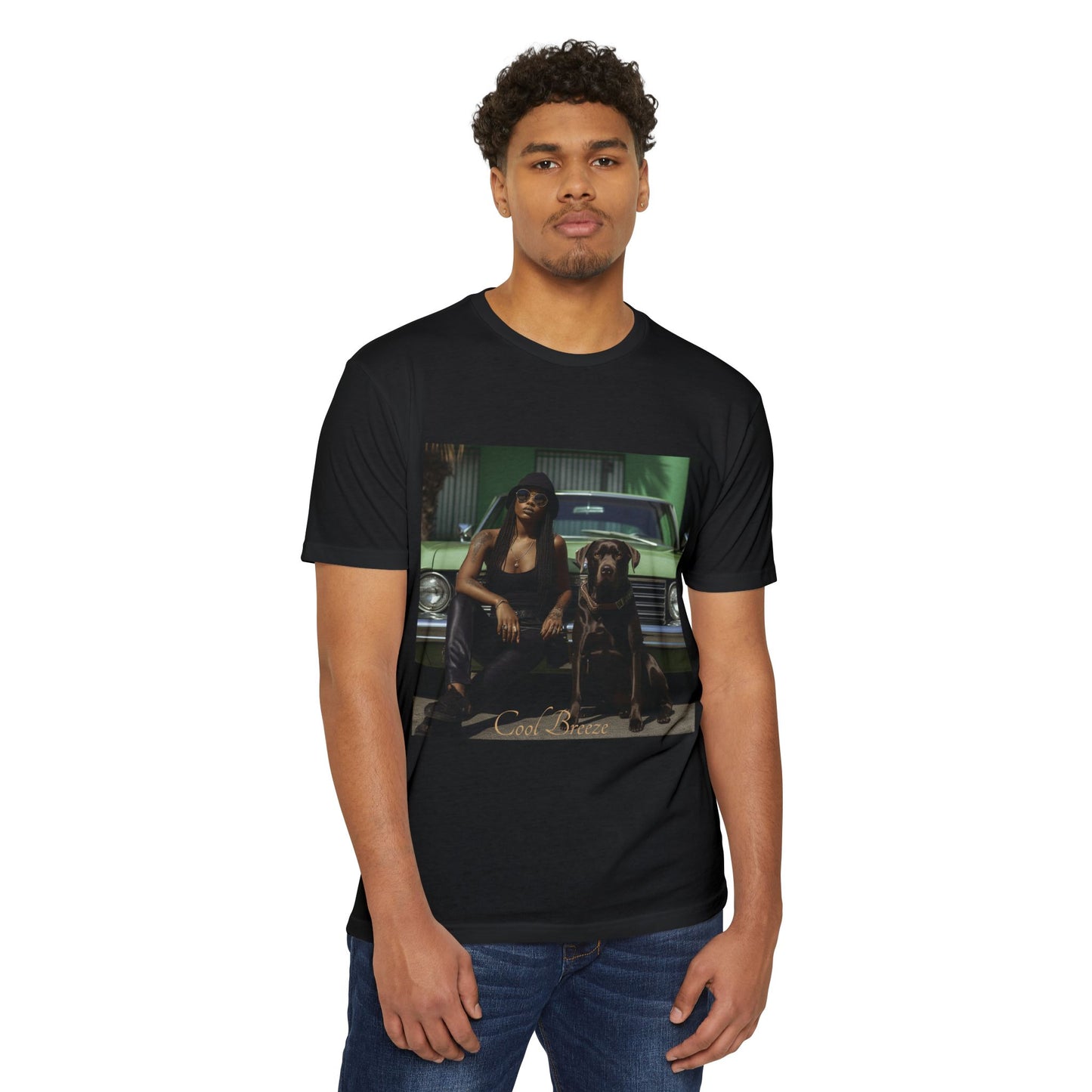 Cool Breeze: Unisex Retro Graphic Tee, Vintage Style Shirt, Casual Wear, Summer Fashion