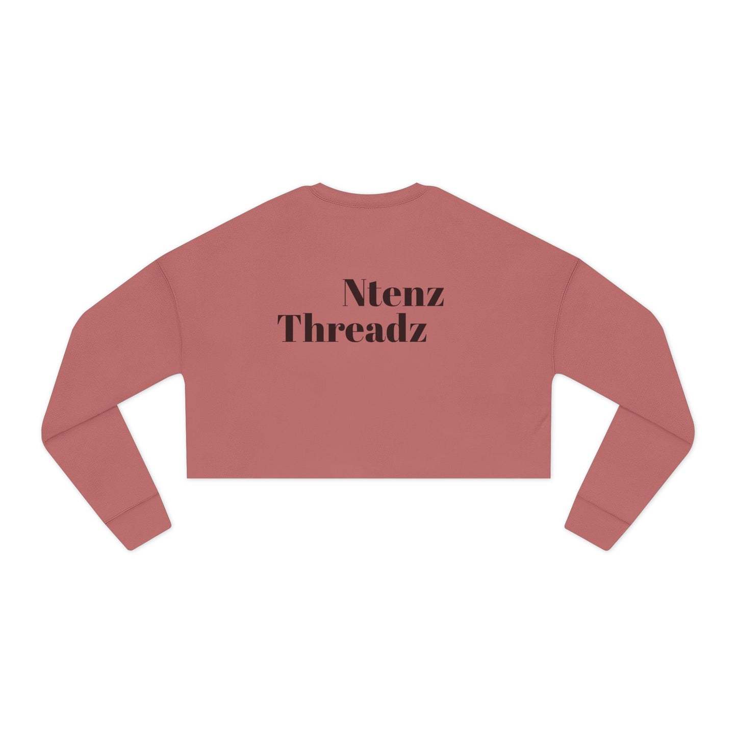 Up in Smoke: Women's Cropped Sweatshirt