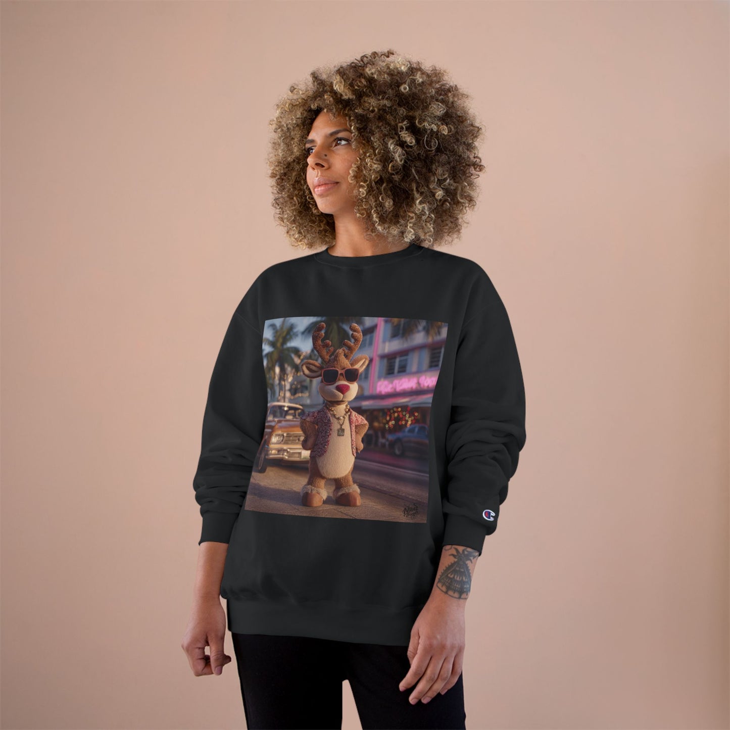 Christmas in Miami Champion Sweatshirt