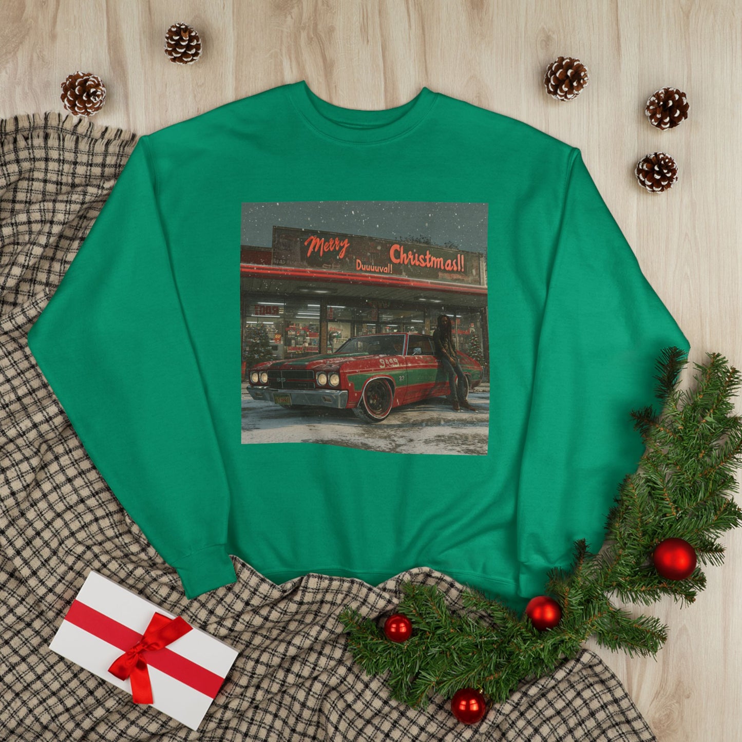 Merry Christmas, Duuval!! Sweatshirt - Vintage Christmas