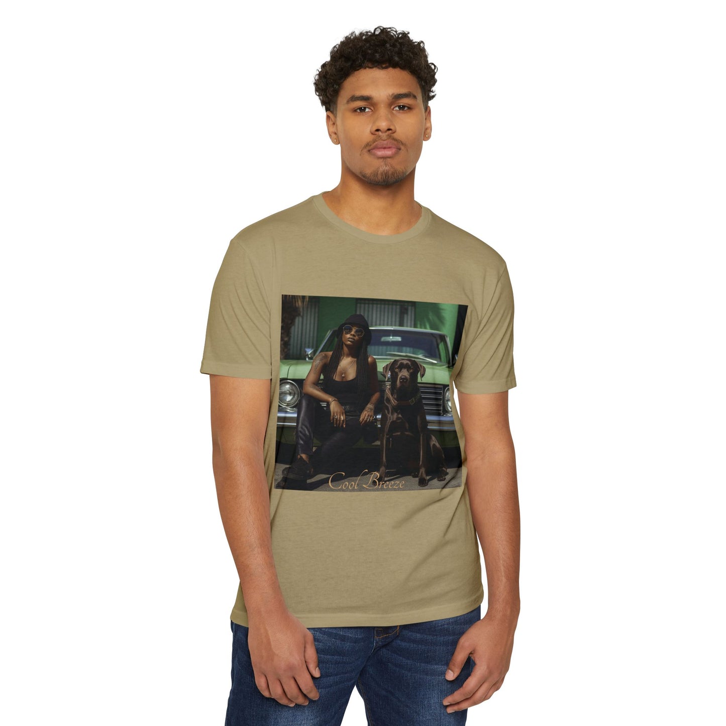 Cool Breeze: Unisex Retro Graphic Tee, Vintage Style Shirt, Casual Wear, Summer Fashion