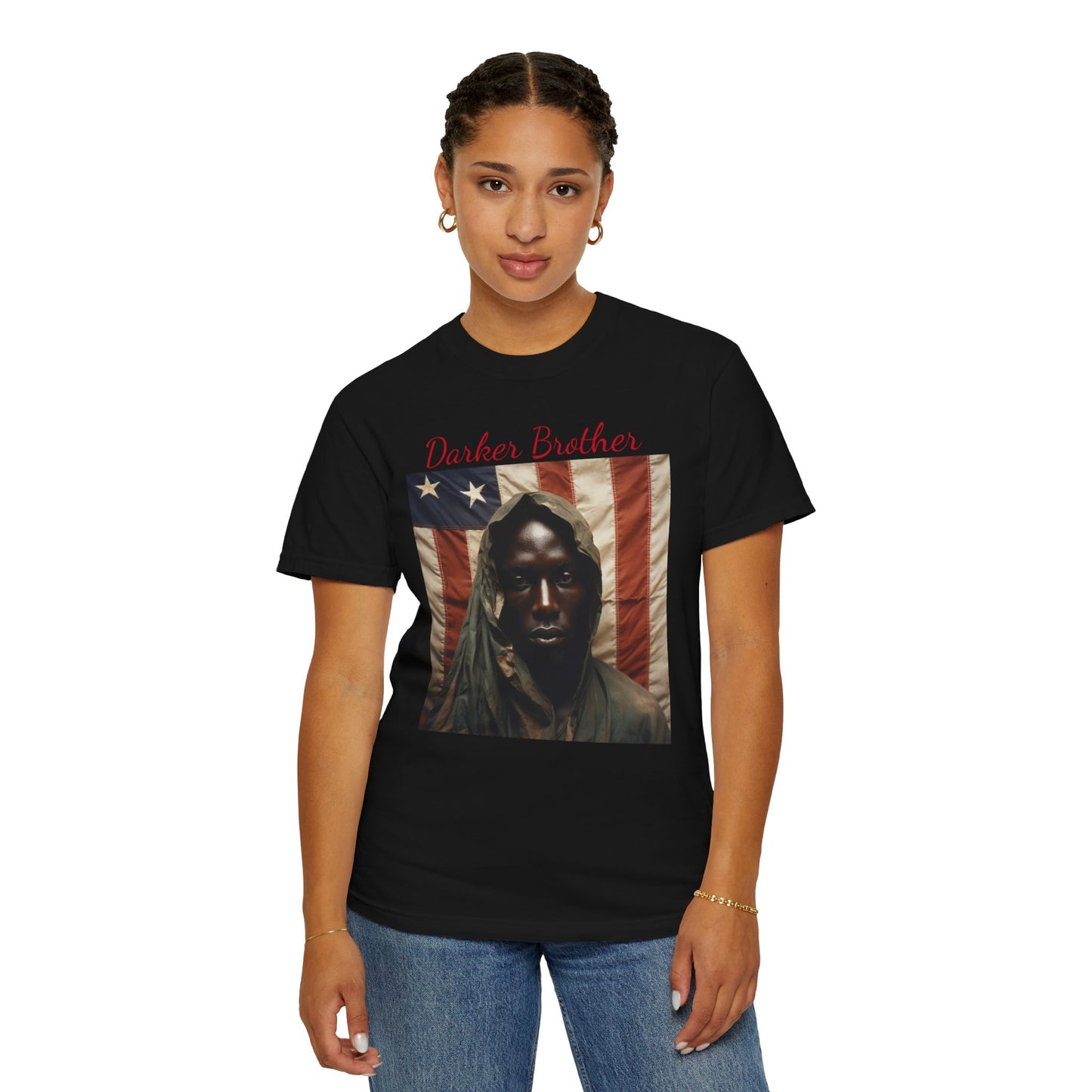 The Darker Brother: Unisex Garment-Dyed T-shirt