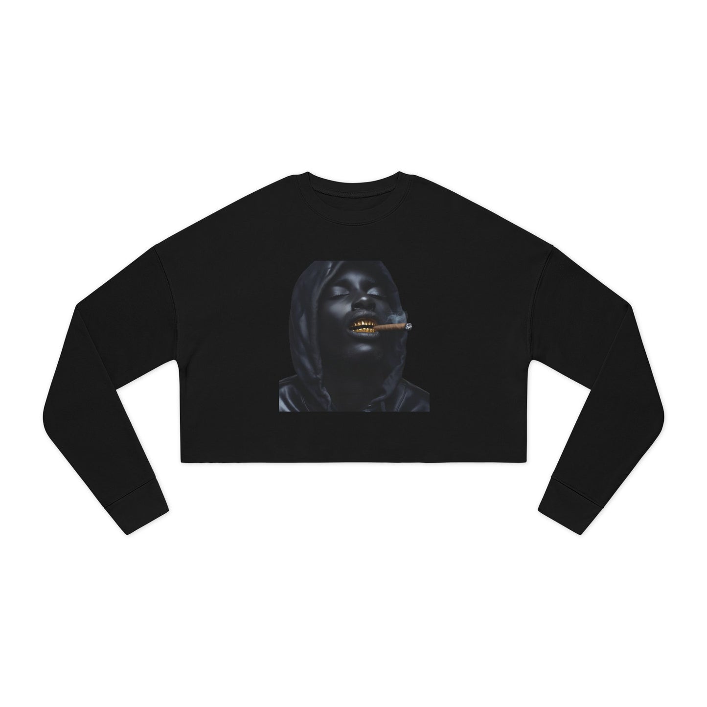 Up in Smoke: Women's Cropped Sweatshirt