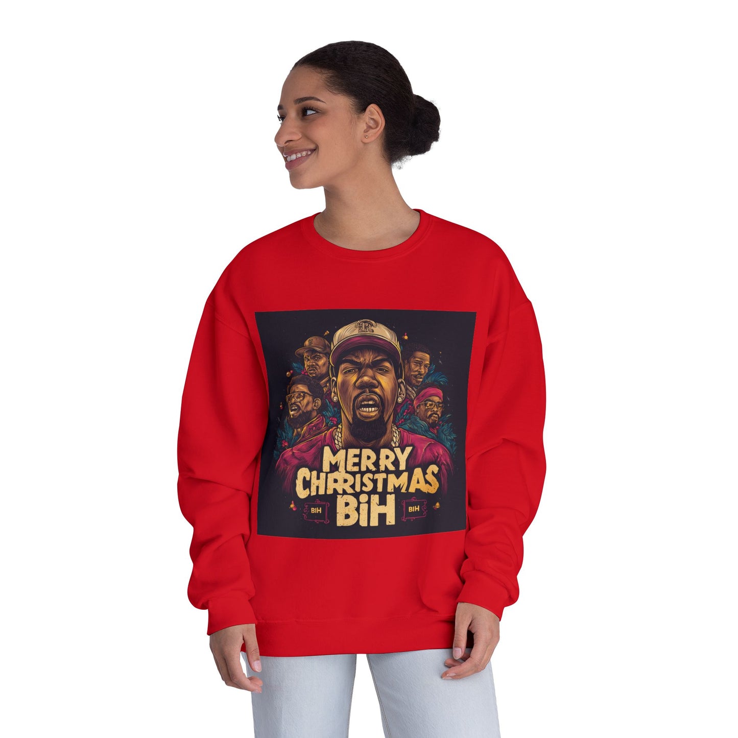 Merry Christmas Bih Sweatshirt — Crewneck