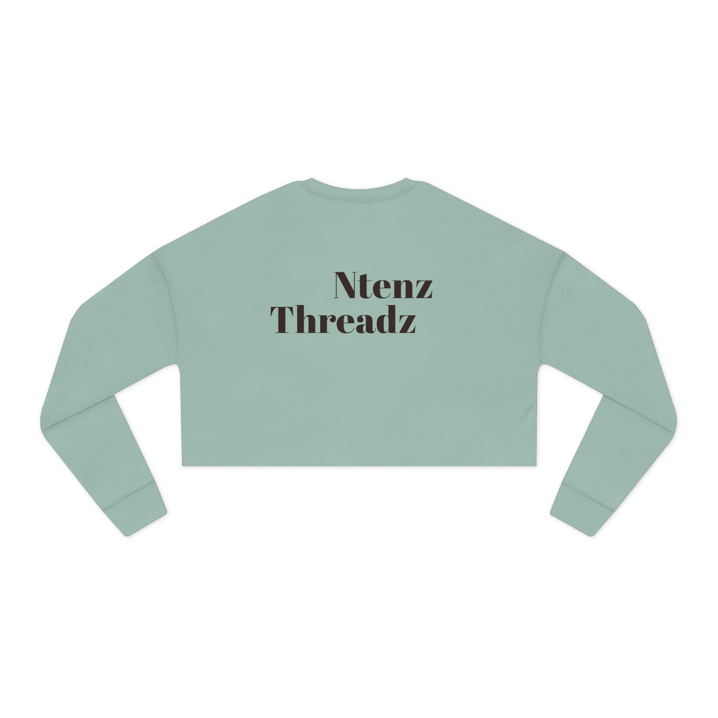 Up in Smoke: Women's Cropped Sweatshirt