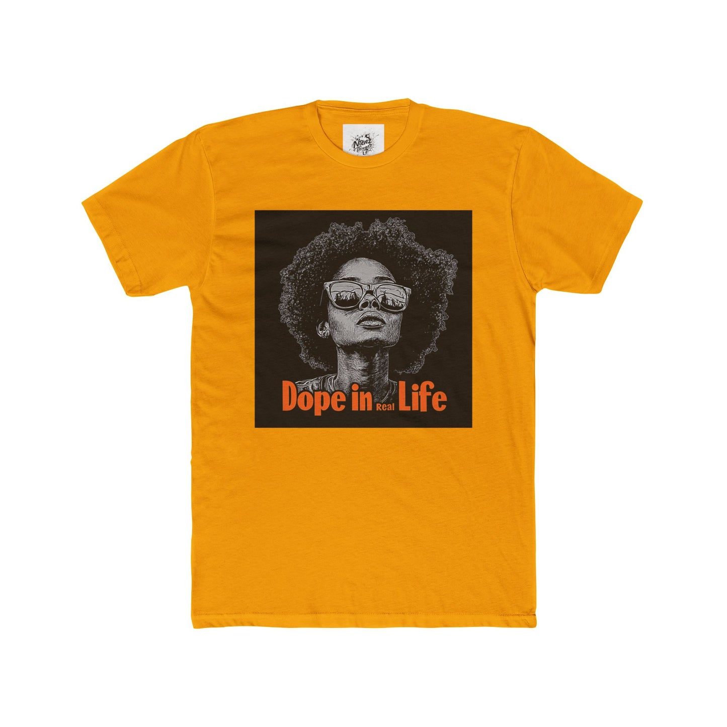 Dope in Life Unisex Cotton Crew Tee - Bold Graphic Tee for Confident Expression