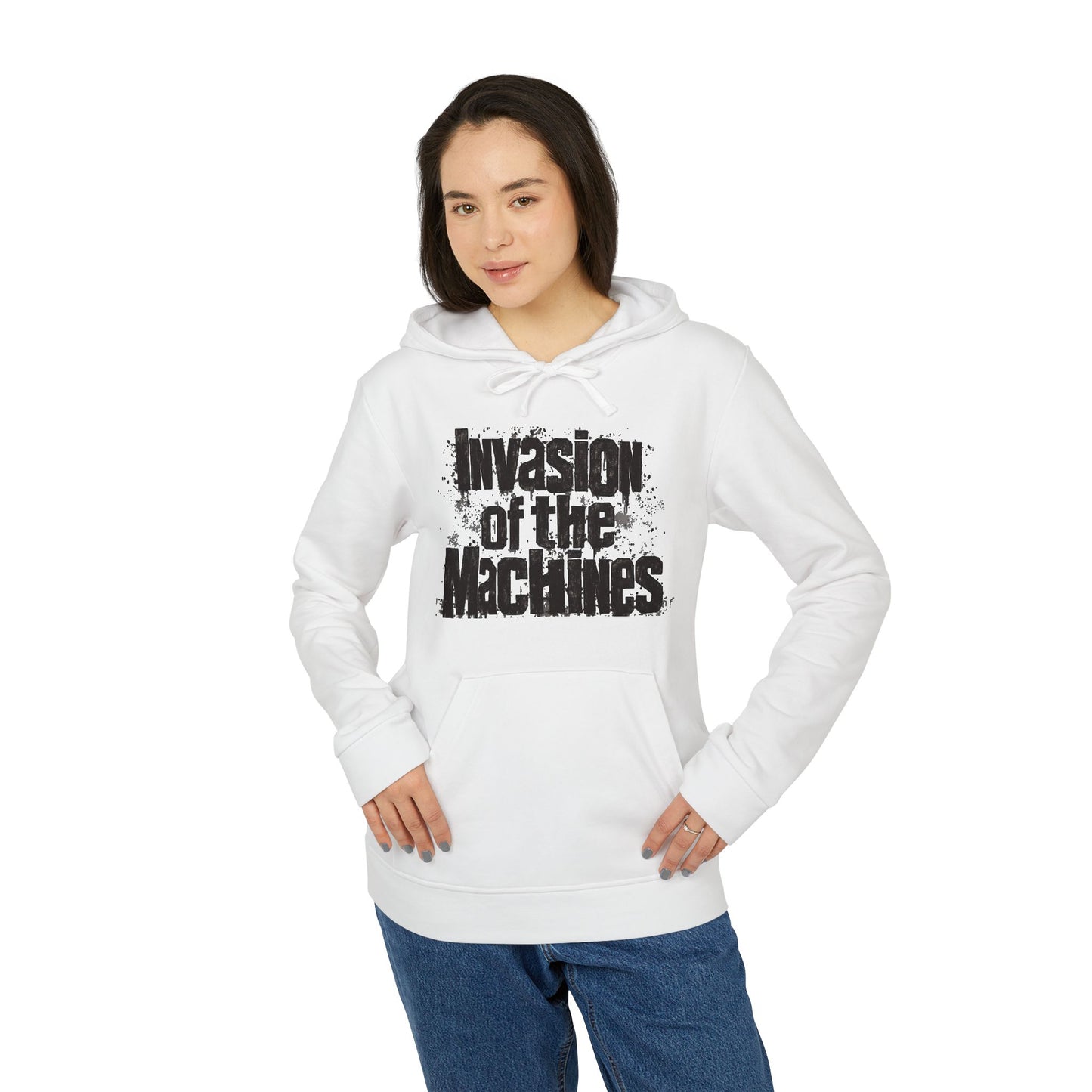 invasion of the Machine: adidas Unisex Fleece Hoodie