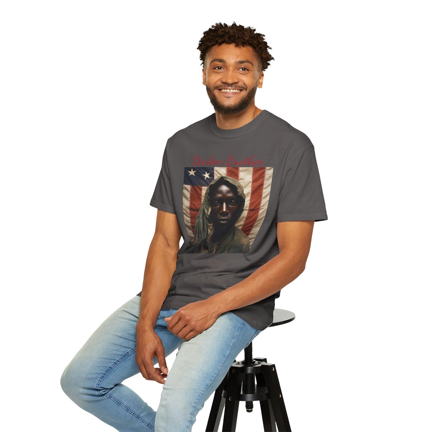 The Darker Brother: Unisex Garment-Dyed T-shirt