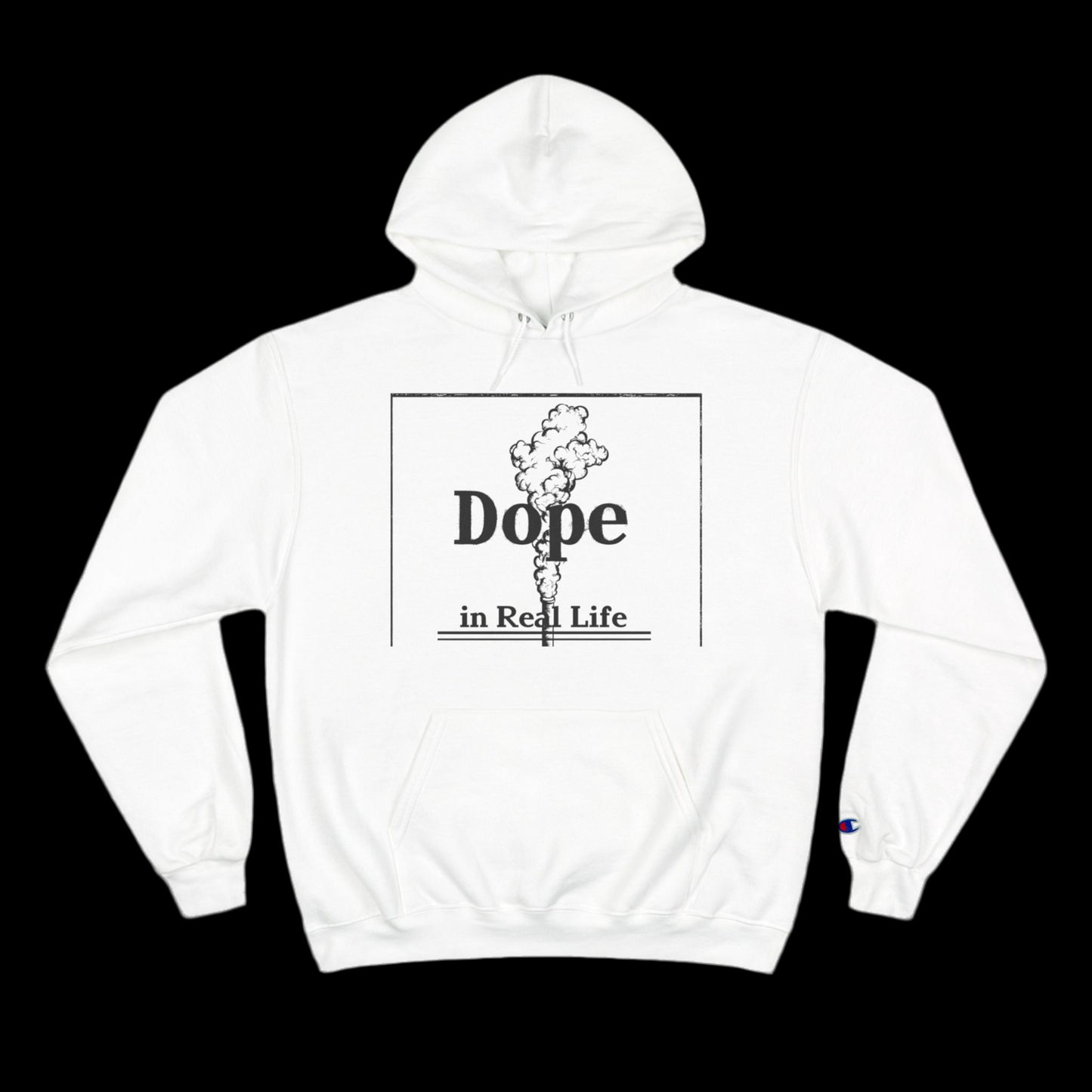 Dope in Real Life Champion Hoodie | Trendy Streetwear for Urban Lifestyle