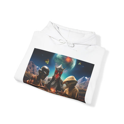 Las Nibiru: Unisex Heavy Blend Hooded Graphic Sweatshirt