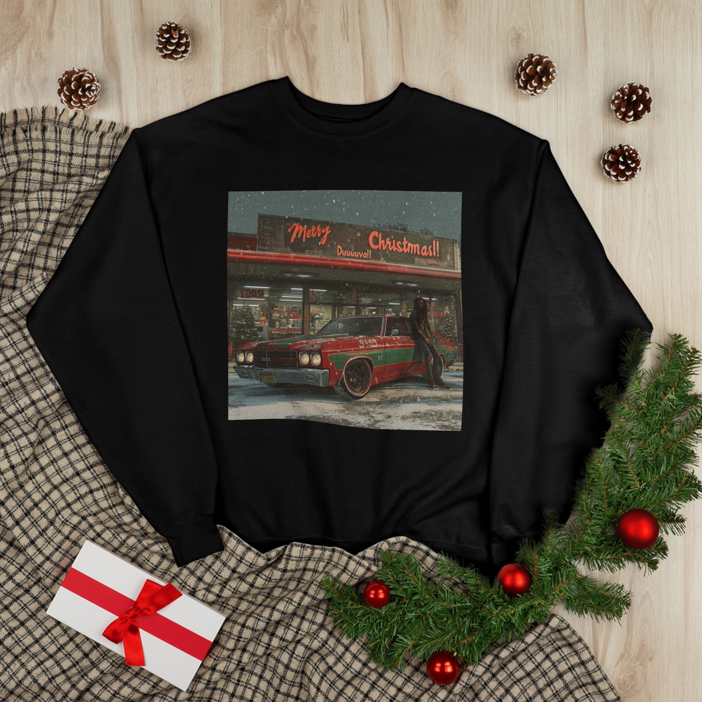 Merry Christmas, Duuval!! Sweatshirt - Vintage Christmas