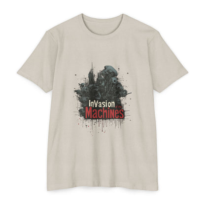 Invasion Machines: Unisex T-Shirt, Graphic Tee for Sci-Fi Fans, Casual Everyday Wear, Gift for Movie Lovers, Perfect for Summer