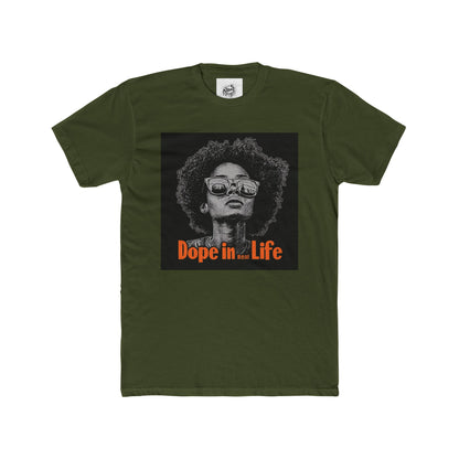 Dope in Life Unisex Cotton Crew Tee - Bold Graphic Tee for Confident Expression