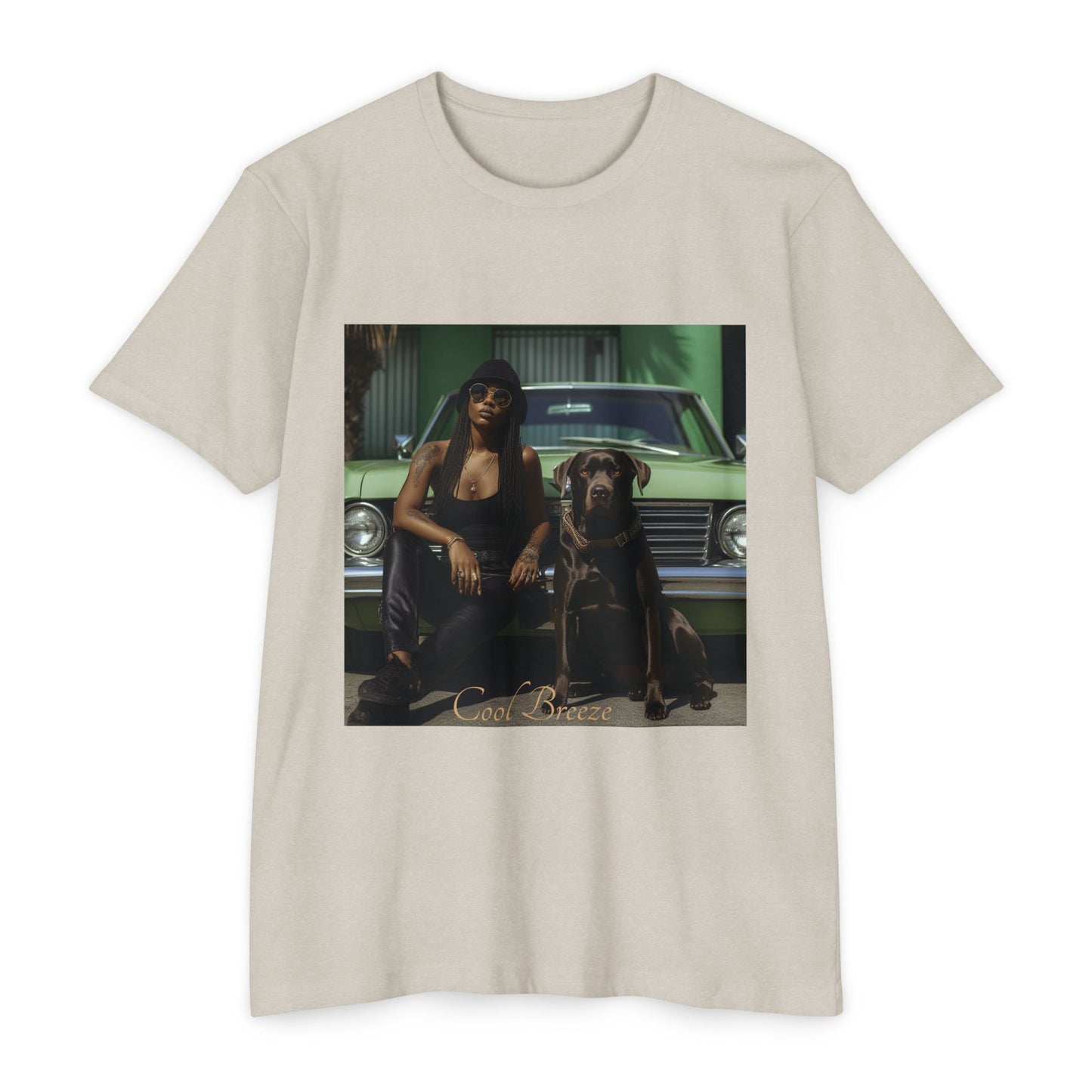 Cool Breeze: Unisex Retro Graphic Tee, Vintage Style Shirt, Casual Wear,  Summer Fashion