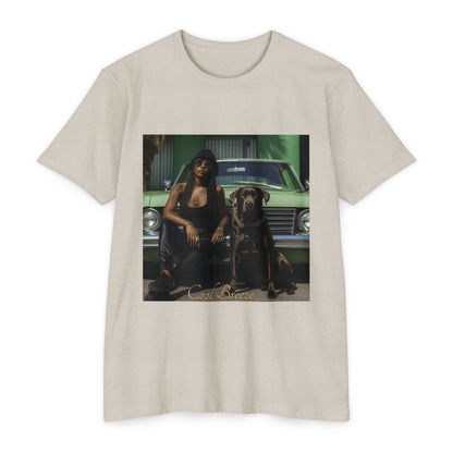 Cool Breeze: Unisex Retro Graphic Tee, Vintage Style Shirt, Casual Wear,  Summer Fashion