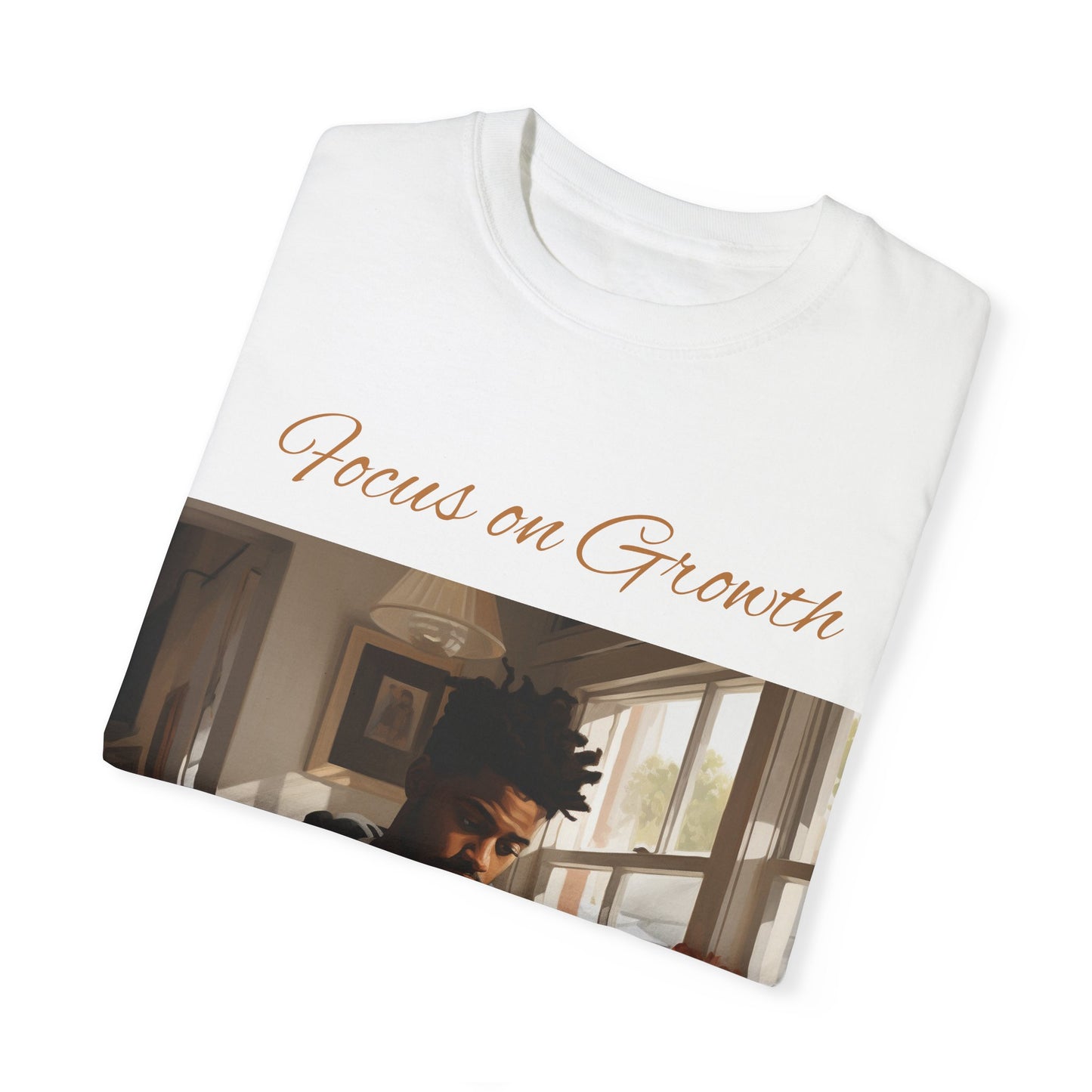 Focus on Growth: Unisex Garment-Dyed T-shirt
