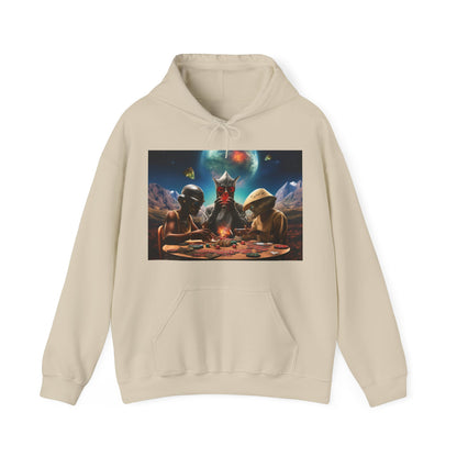 Las Nibiru: Unisex Heavy Blend Hooded Graphic Sweatshirt