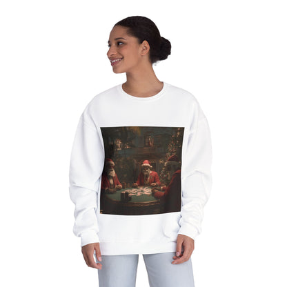Santa Card Game Holiday Sweater
