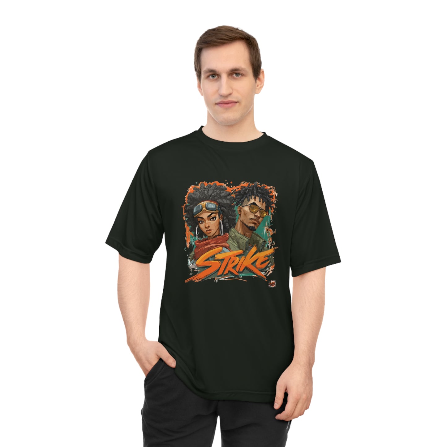 Strike: Urban Graphic Tee - Striking Zone Performance T-Shirt, Unisex Workout Shirt, Streetwear Top, Fitness Apparel, Casual Style