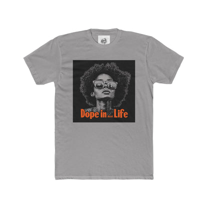 Dope in Life Unisex Cotton Crew Tee - Bold Graphic Tee for Confident Expression