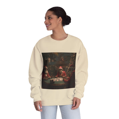 Santa Card Game Holiday Sweater