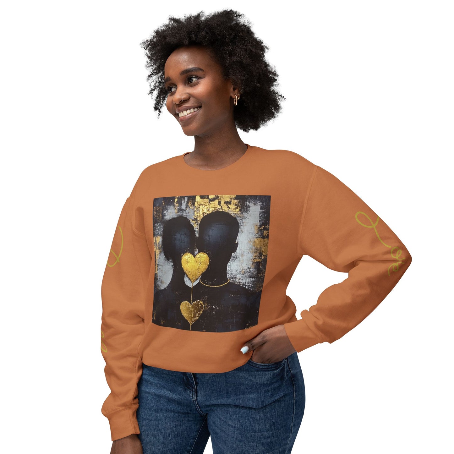 Boundless love: Unisex Lightweight Crewneck Sweatshirt