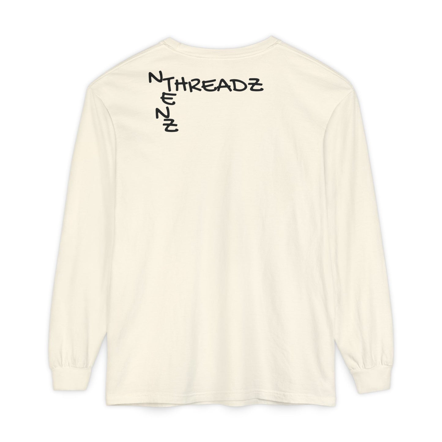 Haze: Unisex Garment-dyed Long Sleeve T-Shirt