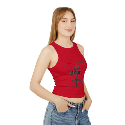 Tank Top - Dope in Real Life - Women's Micro Rib Racer