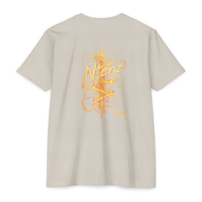 Conscious Vibes Unisex CVC Jersey T-shirt - Nature-Inspired Graphic Tee