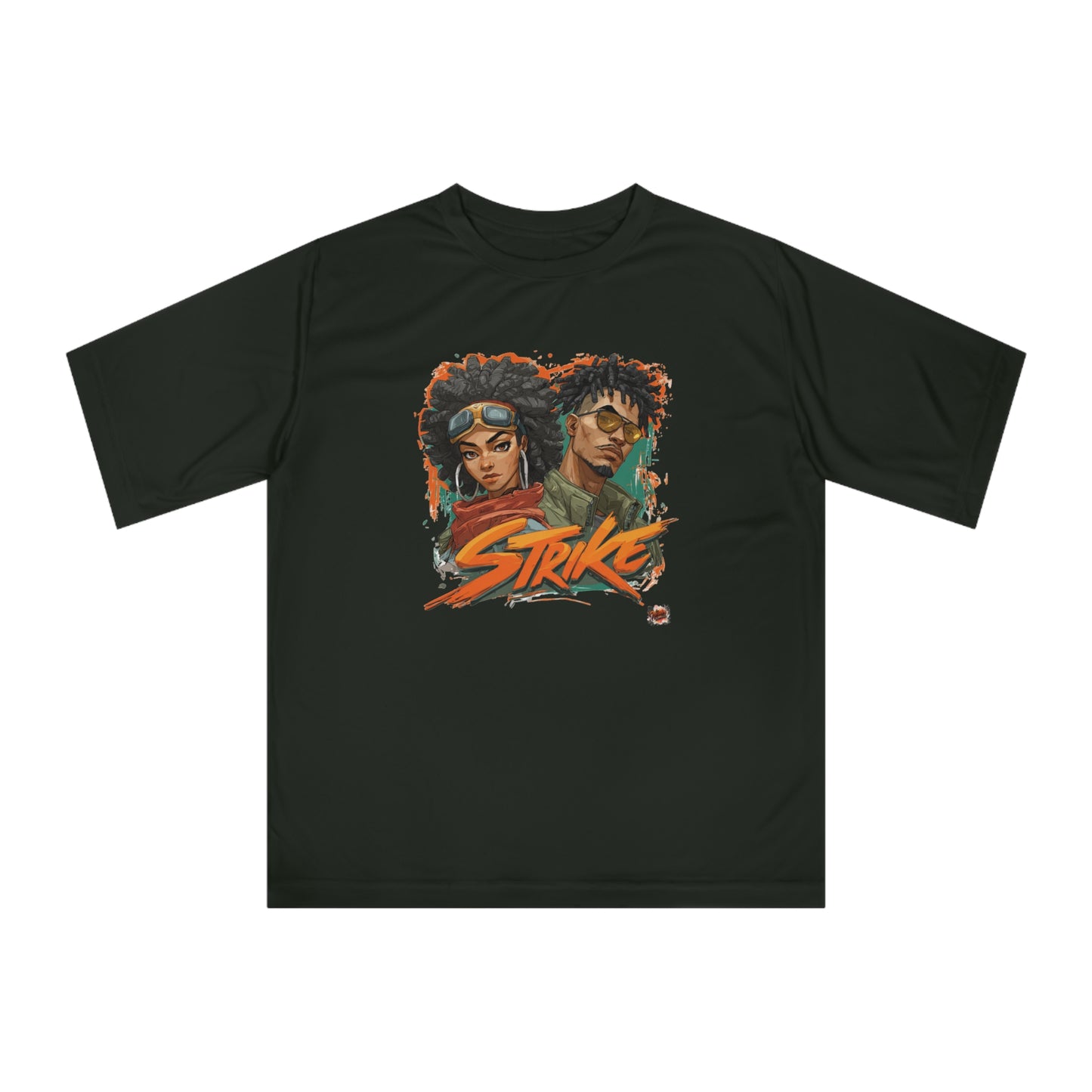 Strike: Urban Graphic Tee - Striking Zone Performance T-Shirt, Unisex Workout Shirt, Streetwear Top, Fitness Apparel, Casual Style