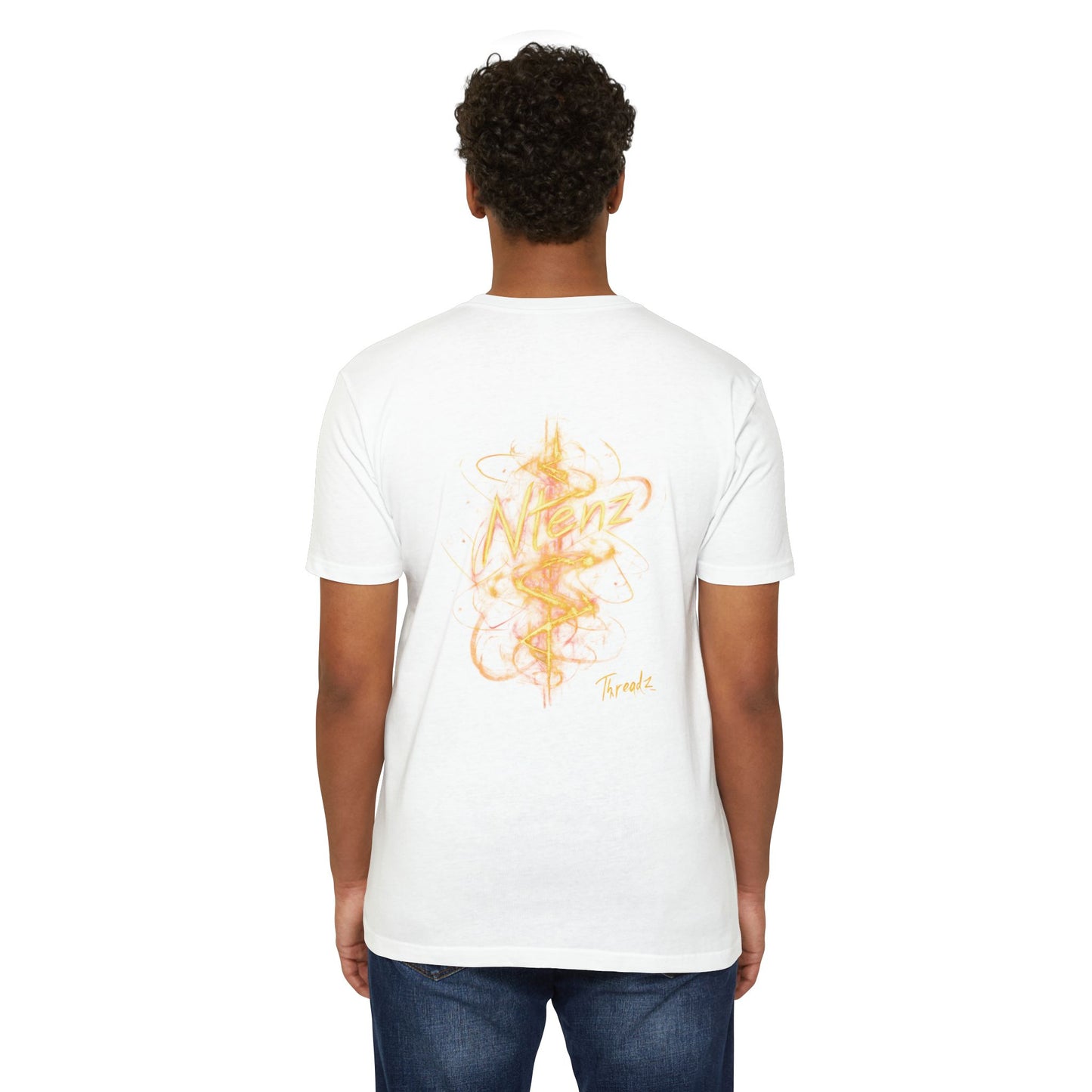 Conscious Vibes Unisex CVC Jersey T-shirt - Nature-Inspired Graphic Tee