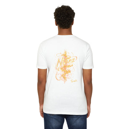 Conscious Vibes Unisex CVC Jersey T-shirt - Nature-Inspired Graphic Tee