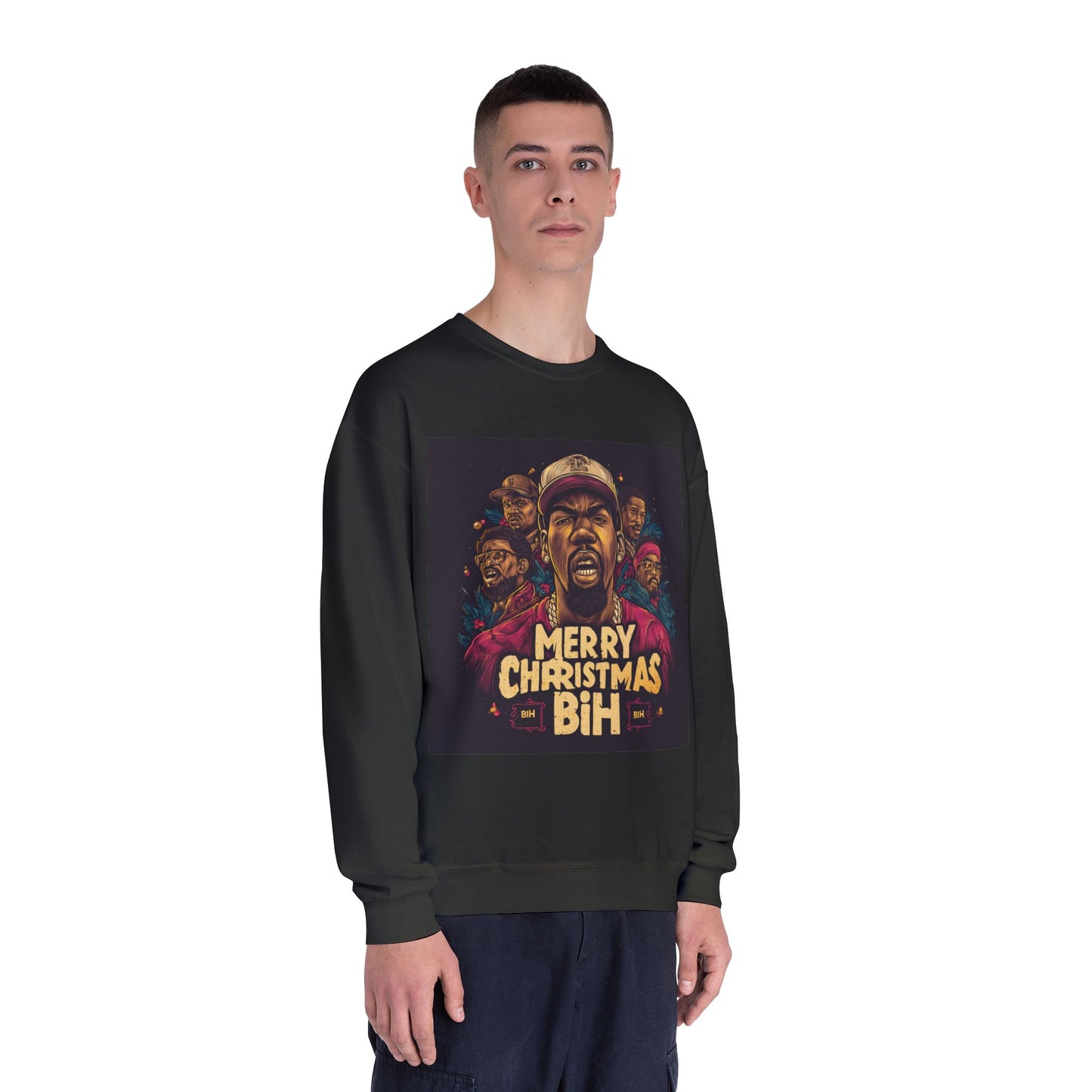 Merry Christmas Bih Sweatshirt —  Crewneck
