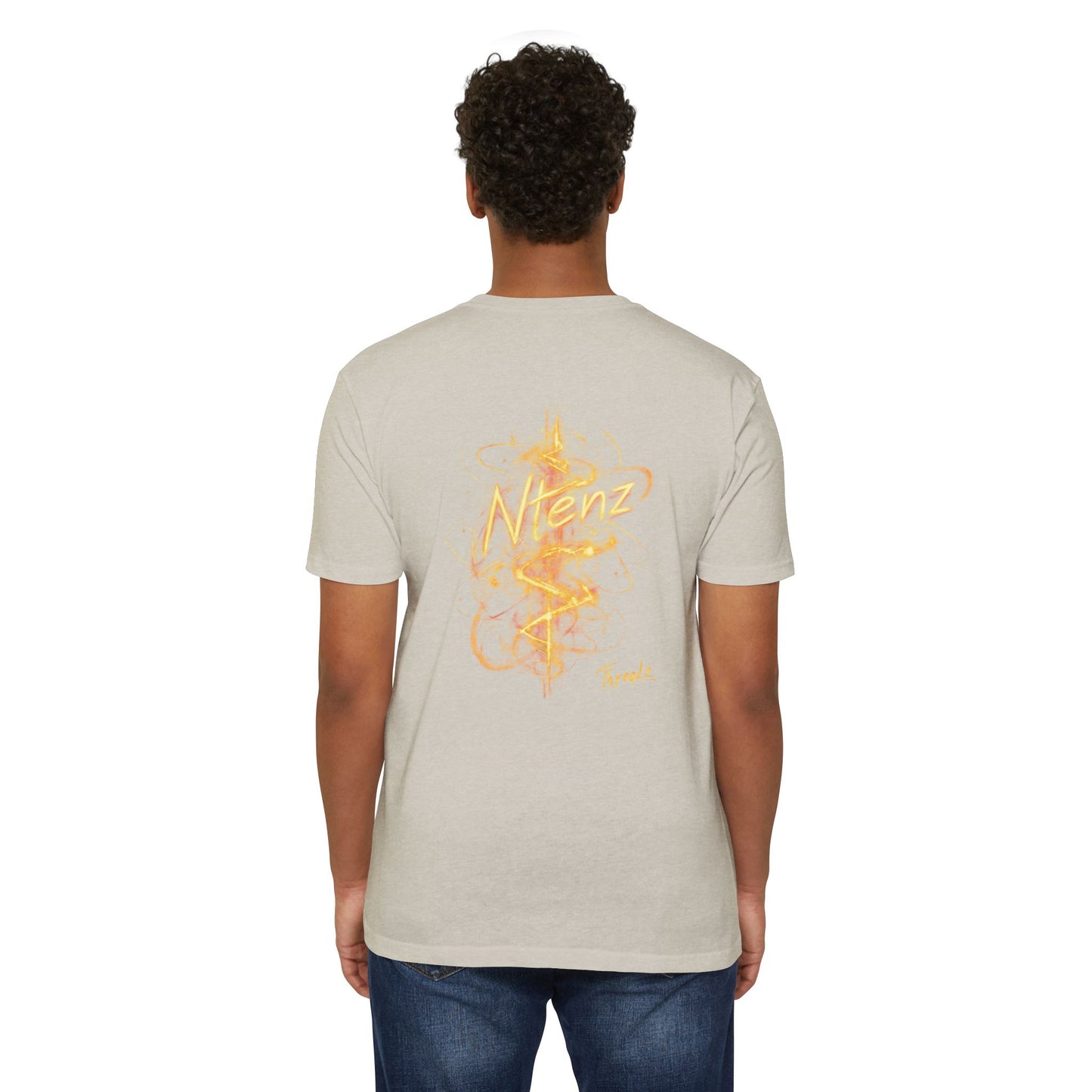 Conscious Vibes Unisex CVC Jersey T-shirt - Nature-Inspired Graphic Tee
