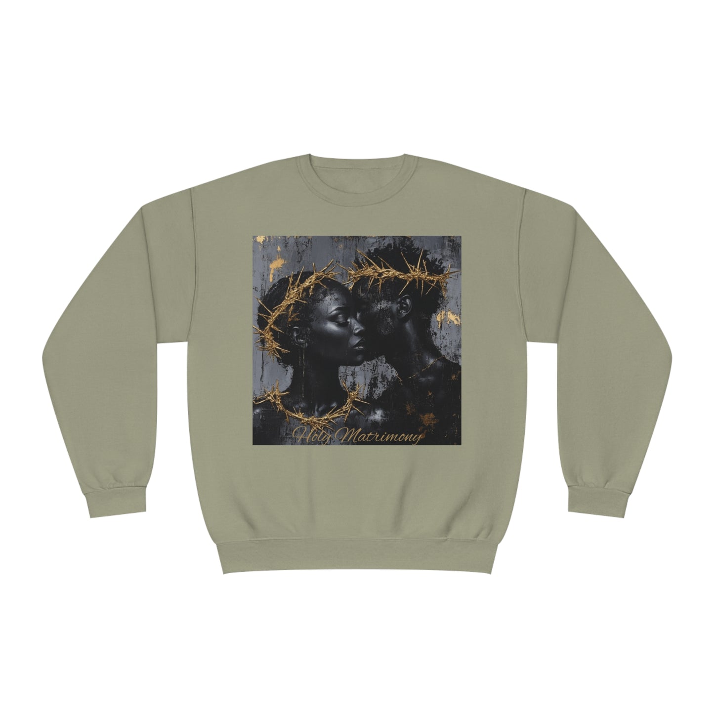 Holy Matrimony: Unisex NuBlend® Crewneck Sweatshirt