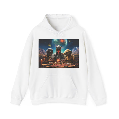 Las Nibiru: Unisex Heavy Blend Hooded Graphic Sweatshirt