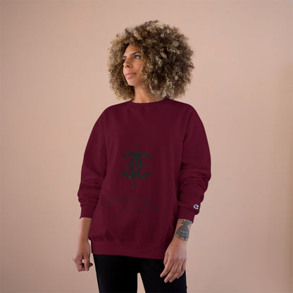 Conscious of Christ Champion Sweatshirt - Faith-Inspired Apparel